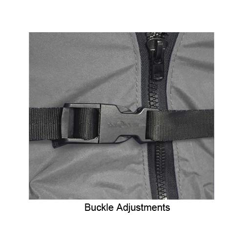 Oceansouth Center Console TTOP Cover Gray Width 48" Length 60" Height