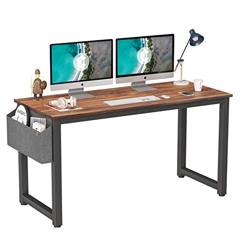 Cubiker Computer Desk 55" Modern Sturdy Office Desk Large Writing Study