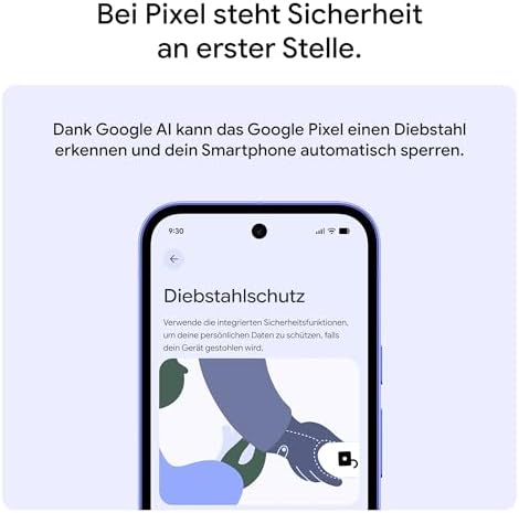 Pixel 10a – 7 Jahre Betriebssystem- und Sicherheitsupdates, mehr als 30 Stunden Akkulaufzeit, Kamera-Coach, Gemini Live, Pixel-Sicherheitsfunktionen - Fog, 128GB