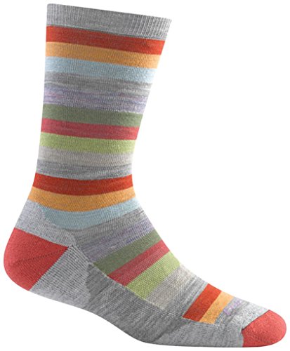 Darn Tough Merino Wool Phat Witch Light Cushion Sock - Women's Light Gray Small