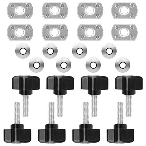 Universal Hardtop Bolts Screws for Jeep Wrangler Quick Removal Fastener Thumb Screw & Nut Kit