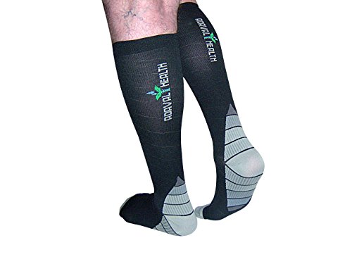 Compression Socks Knee Highs Graduated Support Athletic Running Circulation Pregnancy Health Nurses Travel Shin Splints Triathlon Fitness Therapy Swelling Cardio Vascular Arthritis Cross-Fit Cycling