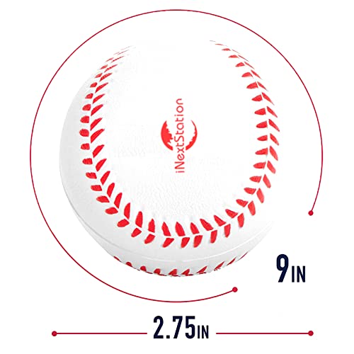 iNextStation Soft Baseballs Foam Training Baseballs (9 inch Perimeter