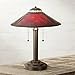 Robert Louis Tiffany Mica Collection Mission Tiffany Style Desk Table Lamp 18 1/2