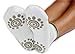 Lantee Non Slip Skid Yoga Pilates Socks with Grips Cotton for Women Pack of 4