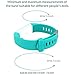Waargroup Replacement Band for Fitness Tracker Bands ID115Plus HR-ID115Plus Fitness Band Watch Smart Bracelet Wristband 3 Pack Colors for Men Women and Kids