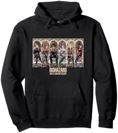 Amazon.com: RESIDENT EVIL 1,2,3 Pullover Hoodie, Black : Clothing