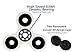 Fidget Hand Spinner Toy with durable ABS Plastic Cage Frame and Ceramic Si3n4 Ball Bearing, High speed spinning. For Focusing, relief stress, ADHD and Anxiety -- Products by Ruckas Voy