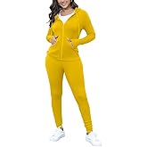 Nimsruc Two Piece Outfits for Women Casual Bodycon Sweatsuits
