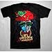Lil Wayne Half Skull Black Short Sleeve Men's T-Shirt (304)