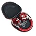 Khanka Hard Travel Case Replacement for COWIN E7 / E7 PRO Active Noise Cancelling Bluetooth Headphones (red)