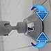 7X Lighted Makeup Mirror with Locking Suction Mount and Ball Joint Swivel