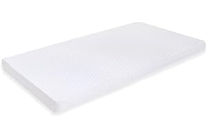 Milliard Pack and Play Mattress Pad Topper 38"x 26" x 2", Memory Foam Breathable Playpen Mattress for Babies and Toddlers, Wa