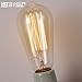INJUICY Industrial Table Lamps, Antique Desk Lamp with Ceramic Base for for Bedside, Bedroom Living, Dining Room, Cafe Bar, Hallway Décor