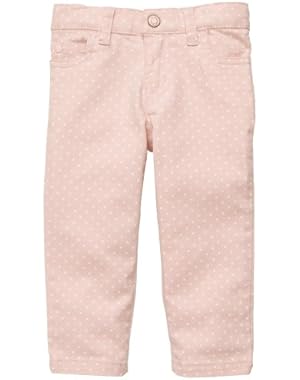 Baby-girls Mini Blues Polka Dot Colored Denim