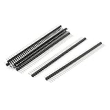 OdiySurveil(TM) 10pcs 40 Pin 2.54mm Straight Single Row Pin Header Strip
