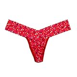 Victoria's Secret The Lacie One Size Thong (Heart Red)