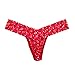 Victoria's Secret The Lacie One Size Thong (Heart Red)