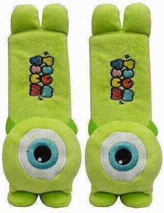 CJB Monsters Mike Tsum Tsum Plush Seat Belt Cover Shoulder Pad Cushion Green (US Seller)