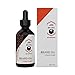 Citrus Beard Oil Leave-in Conditioner - Sweet Orange Scent - Large 2oz Size - Enhanced with Organic Tea Tree Oil, Jojoba Oil, and Argan Oil - Mustache and Beard Softener and Growth