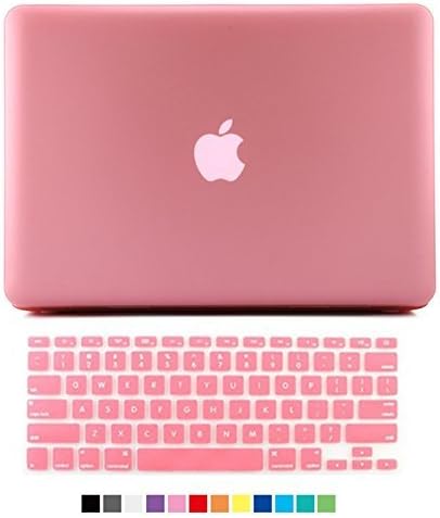 Hot New High-quality Protective Case For MacBook Air 11 (A1465/ A1370) [Lightweight] [Matte] [Anti-scratch] Ultra Slim Multi Colors Soft-touch Plastic Hard Case Cover (Pink)