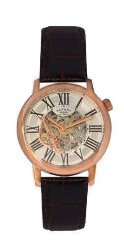 Rotary Men's gle000017/21 Analog Display Chinese Automatic Brown Watch