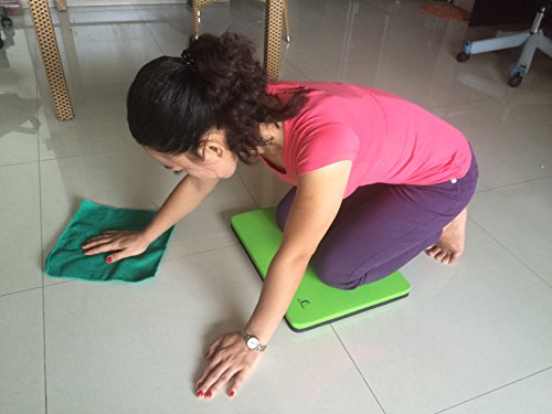 Kneeling Pad - 2 Foam Layers (Soft and Hard) - Garden, Baby Bath, Floor Cleaning, Praying and Wide Use Kneeler Cushion - Knee Mat for Gardening, Exercise & Yoga - Comfortable Size 17 x 13 x 1" - Thumbnail 3