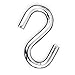 WALLNITURE Premium Quality Heavy-Duty Small S Shaped Utility Hooks Chrome Finish 3.5 Inches Pack of 2