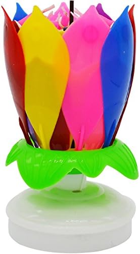 Multiple Color Rotation Music Birthday Candles By SKYENHAPP (Multicolor)