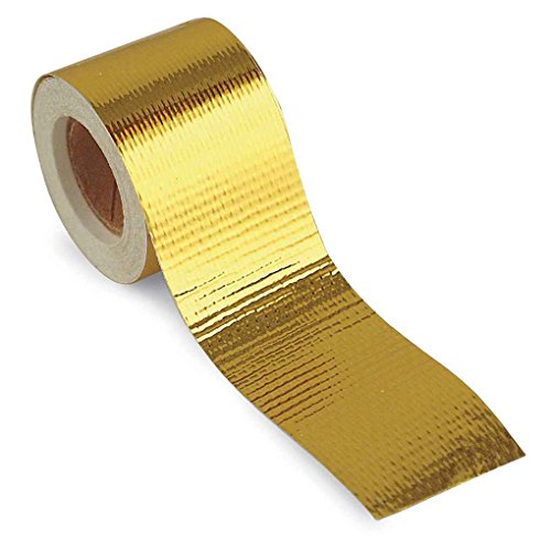 Xuanhemen Exhaust Pipe Ashesive Tape High-Temperature Heat Insulation Reflective Backed Roll Aluminum Foil Tape Decor Car