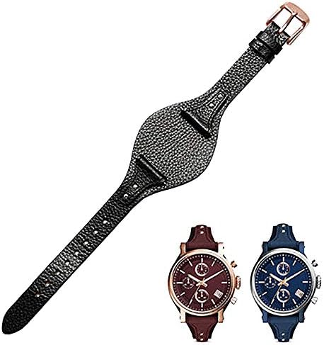 Span Realm Women's watchband Genuine Leather Strap Colors Fossil ES4114 ES4113 ES3625 Replacement 18mm