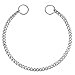 Mogoko Stainless Steel Dog Choke Chain Collar, Puppy Metal P Chain Slip Collar Pet Titan Training Walking Choker(2.0mm;16.0 inch)