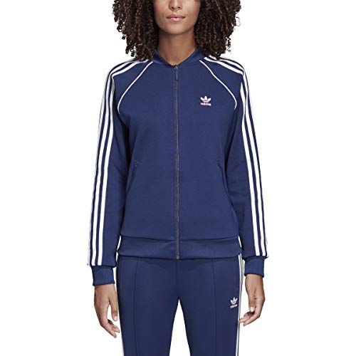 adidas Originals Women's Superstar Track Jacket, Dark Blue, X
