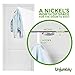 Unjumbly Over The Door Hooks, Set of 2 - Strong Hooks for Laundry Room Organization & Bathroom Storage - Over Door Towel Rack - Fits Wide & Thin Doors - White