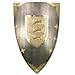 BladesUSA MC-4013 Medieval Shield 28-Inch x 18.5-Inch