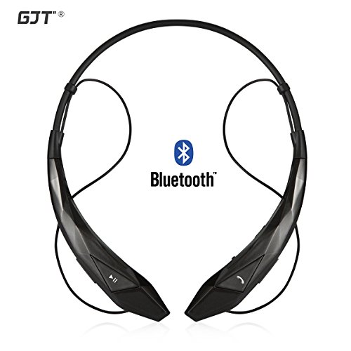 GJT®Wireless Stereo Bluetooth 4.0 Headsets Headphones Flex Neck Strap