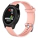 Compatible for Garmin Vivoactive 3, 20mm Silicone Replacement Wristband Quick Release WatchBand Strap Band Wristband for Garmin Vivoactive 3/vivomove HR/Forerunner 245/Venu Sq