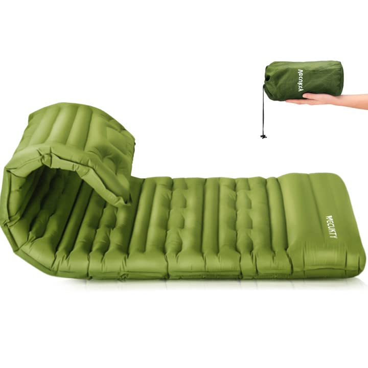 VECUKTY Thickness Camping Sleeping Pad, Upgraded Self Inflating