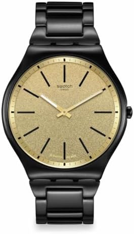Amazon.com: Swatch Skin Irony 42 Reloj Unisex Casual Plástico Gris