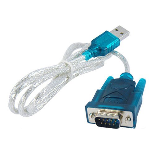 RocketBus USB A-Male in to Male Serial RS-232 Port Jack Converter Adapter for Computer PDA