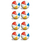 8-Pack Swimline Inflatable 36-Inch Classic Rainbow Giant Beach Balls | 8 x 90036