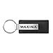 Au-TOMOTIVE GOLD Rectangular Leather Key Chain for Nissan Maxima (Black)