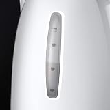 Russell Hobbs Textures 1.7L Electric Kettle White 3KW Fast Boil Push Lid view 4
