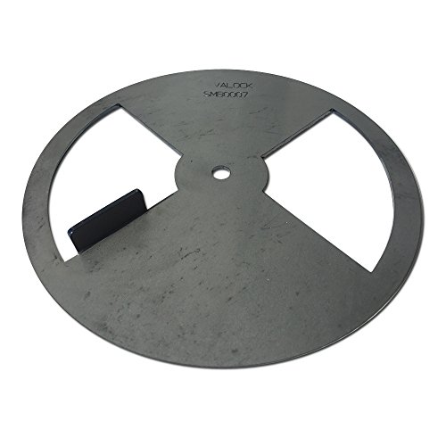 LavaLock Smoker Pinwheel bbq air damper pit grill vent, STEEL 4 6 8 12 (8" diameter)