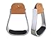 2″ Western Aluminum Barrel Roper Show Saddle Stirrups 5″ Foot Light Weightthumb 2