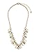Happiness Boutique Women Statement Necklace Pastel Colors Flower Necklace Nude Gems in Neutral Colors Nickel Free