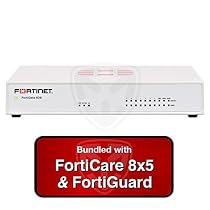 Fortinet FortiGate-60E / FG-60E Next Generation (NGFW) Firewall Appliance Bundle with 1 Year 8x5 Forticare and FortiGuard