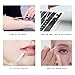 Meilamei 300 Count Cotton Swabs Buds Double Tipped 100% Cotton White and Black Natural Paper Sticks Multipurpose Cleaning Sterile Sticks Makeup Qtips
