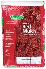 HARVEST GARDEN PRO RED2TV Green Thumb Red Mulch, 2 Cubic Feet