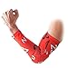 COOLOMG Padded Arm Sleeves Compression Elbow Pads for Volleyball Basketball Football Youth Kids Adult